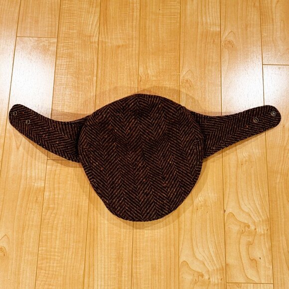 Aime Leon Dore - Wool Herringbone Earflap Hat (L/XL) - Picture 5 of 9